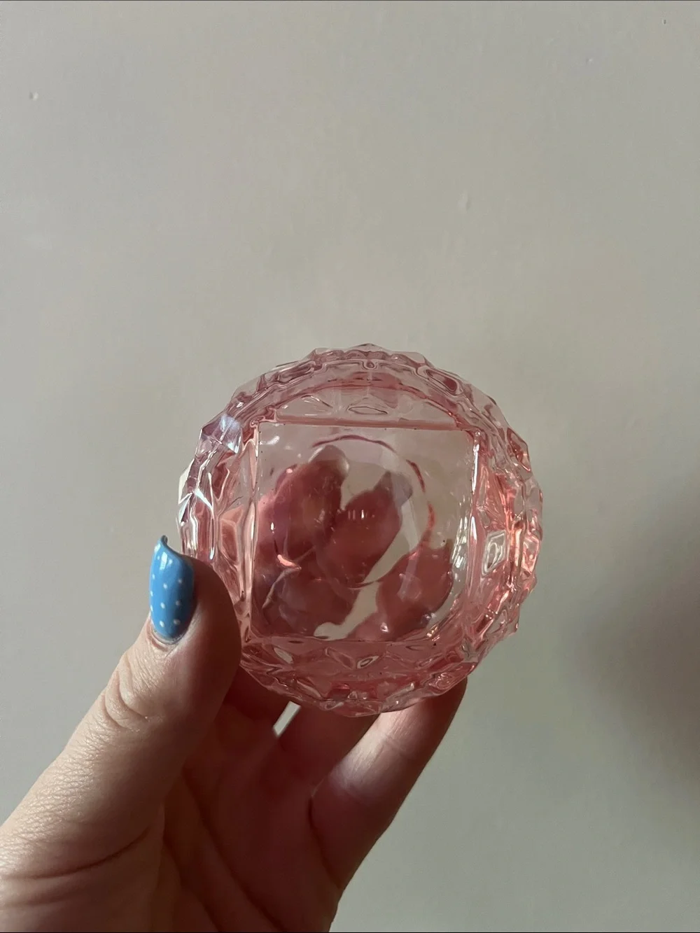Pink Glass Trinket Dish - Voluspa